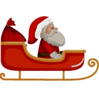 Santa Slides to Town