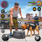 US Police Dog City Crime Chase