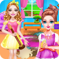 School Friends House Clean Up