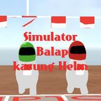 Simulator Balap Karung Helm
