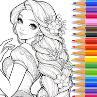 Princess Coloring:Drawing Game