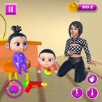 Twins Baby Simulator Games 3D