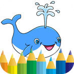 whale coloring game