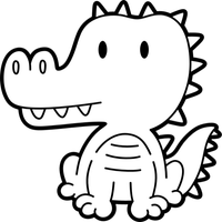 Coloring Book: Cute Animals