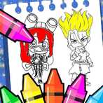 Chibi Anime Manga Coloring