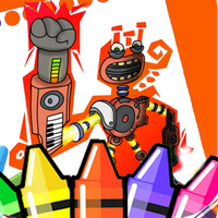 Wubbox Robots Coloring Book 2