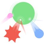 Eat the circles : colors game