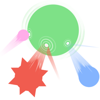 Eat the circles : colors game