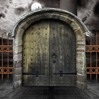 Medieval Mountain Town