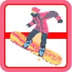 Snow Race Pixel Art