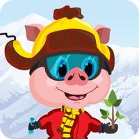 Piggy, Go! Ski race