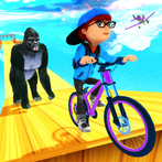 Superhero Star BMX Cycle Stunt