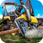 Logging Harvester Truck