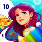 Mermaid Girls Coloring Games