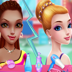 العاب بنات الاميرة مكياج تلبيس