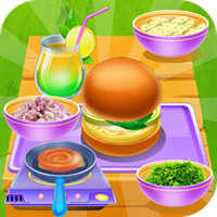 burger maker game cooking