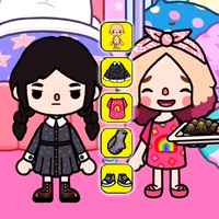 Tocaboca Wednesday Dress Up