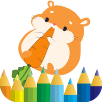 Hamster Cartoon Coloring