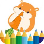 Hamster Cartoon Coloring