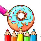 donut coloring book
