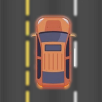 Orange Car On The Roads