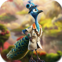 Audacious Peacock Escape