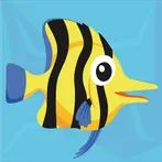 Bubble Sea Fish Kids Game