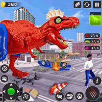 Angry Dino Games: City Rampage