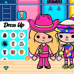 Toca Boca Barby ASMR Dress up