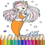 Mermaid Coloring Book for Girl