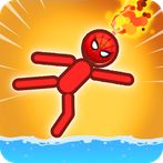 Flying Stickman Rope Hero