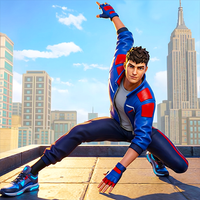 Flying Rope Hero: Action Game