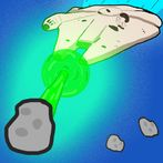 Galaxy ship vs asteroids  3D