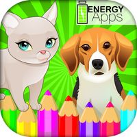 Merry Pets Coloring Book