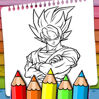 Coloring Anime Super Saiyanz