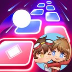 Cash and Nico tiles hop