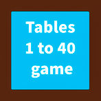 Math Table Game 1 - 40