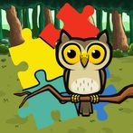 Colorful Puzzle with Cute Owl