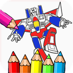Robots and Toys Coloring Games