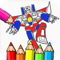 Robots and Toys Coloring Games