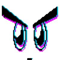 Neon Blocky Invaders