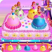 Princesses Cake Cooking