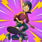 Little singham Skateboard