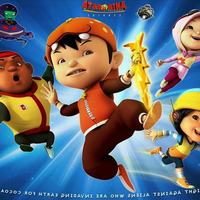 Boboiboy Game Carton Family