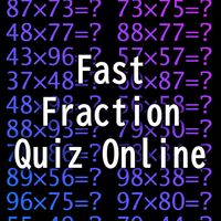 Fast Fraction Quiz Online