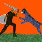 Potato man: Coin collector