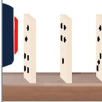 The endless dominoes falling