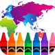 World Map : Coloring