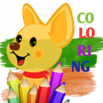 Coloring Cute puppies