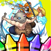 Demon Slayer Coloring Book 2